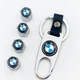 Захисні ковпачки на ніпеля BMW (БМВ) з брелоком CountryMan Хром - зображення 3
