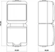 1-кл. вимикач+розетка IP54 Karlik WGHP-1sd 16А 250V Білий з з/к прозачной кришкою мікс вертикальний зовнішній (зовнішній) - зображення 2