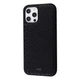 Чехол Kajsa Crocodile Leather для iPhone 12 Pro Max black - зображення 1