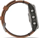 Смарт-часы Garmin fenix 7 Sapph Solar Titanium w/Chestnut Leather Band, GPS (010-02540-31) - изображение 4
