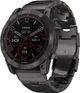Спортивные часы Garmin fenix 7X Sapphire Solar Carbon Gray DLC Titanium with Titanium Band (includes black silicone band) (010-02541-27) - изображение 1