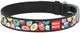 Ошейник для собак кожаный Collar WAUDOG Design с QR паспортом, рисунок "Пончики", L, Ш 25 мм, Дл 38-49 см (37131) - изображение 2