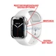 Розумний смарт-годинник Smart Watch Series 7 Z37, 44 mm Aluminium, голосовий виклик, пульсометр, тонометр, оксиметр, режим спорт, бездротова зарядка, для чоловіків і жінок, білий (001438632) - зображення 1