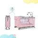 Ліжко-манеж з пеленатором Kinderkraft Leody Pink (KCLEOD00PNK00AC) - зображення 5