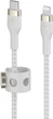Кабель Belkin BRAIDED SILICONE USB-C - Lightning 1 м White (CAA011bt1MWH) - зображення 1