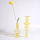 Стеклянный подсвечник REMY-DECOR Роз желтый 28см - изображение 2