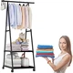 Передвижная напольная вешалка для одежды с двумя полками The New Coat Rack - изображение 2