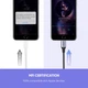 Кабель UGREEN US211 Lightning - 3.5mm F Audio Adapter 10см - изображение 5