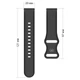 Ремінець для Zepp E - помаранчевий / ширина кріплення 20мм / силікон / Watchbands Eight (W40-9WB20766452) - зображення 4