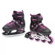 Набор 2в1 (коньки+ролики) SMJ sport LEA Pink (p. 30-33) - изображение 1