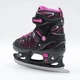 Набор 2в1 (коньки+ролики) SMJ sport LEA Pink (p. 30-33) - изображение 3