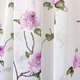 Тюль лён-муар с цветочным рисунком Adagio Windows Decor L012 Фуксия 2х2,7м - 2 шт - изображение 2