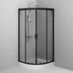 Душевая кабина Am.Pm Gem 1/4 Round 90x90 см без поддона black W90UG-401-090BT - изображение 3