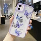 Чохол накладка для Apple iPhone 11 Pro Alitek Batterfly Метелики з блискітками Purple (65430) - зображення 3
