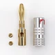 Штекер типа банан, акустический коннектор Nakamichi Banana Plug 4 мм Silver/Red (48510) - изображение 6