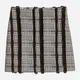 Юбка мини летняя женская H&M 0592709 36 Черная с белым (KAY2000001293034) - изображение 1
