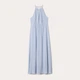 Платье длинное летнее женское H&M 0614423 50 Голубое (KAY2000001297902) - изображение 2