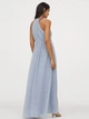 Сукня довга жіноча H&M 0608016 32 Темно-синя (KAY2000001294611) - зображення 4