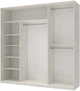 Шкаф купе Сити Лайт Doros Белое дерево 3 Зеркала 225х60х225 см (44900082) - изображение 2