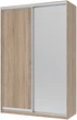 Шкаф купе Сити Лайт Doros Дуб сонома 1 ДСП / 1 Зеркало 150х60х225 см (42002039) - изображение 1
