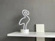 Неоновий світильник нічник Фламінго настільна декоративна лампа Neon Decoration Lamp - Рожевий - зображення 7