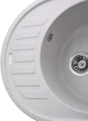 Кухонная мойка гранит GLOBUS LUX Arno 620х500 жемчужный - изображение 5