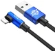 Кабель Baseus MVP Elbow Type USB 2.0 to Lightning 1.5A 2m Blue (CALMVP-A03) - изображение 2