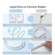 Кабель Baseus Jelly Liquid Silica Gel USB 2.0 to Lightning 12W 2.4A Fast Charging 2m Green (CAGD000106) - зображення 4