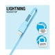 Кабель ACCLAB AL-CBCOLOR-L1BL USB-A to Lightning 1.2 м Голубой (1283126518188) - изображение 3