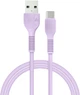 Кабель ACCLAB AL-CBCOLOR-L1PP USB-A to Lightning 1.2 м Фіолетовий (1283126518218) - зображення 1
