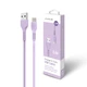 Кабель ACCLAB AL-CBCOLOR-L1PP USB-A to Lightning 1.2 м Фіолетовий (1283126518218) - зображення 6