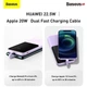 Павербанк Baseus Elf Digital Display 10000mAh 22.5W/5A Quick Charge для iPhone/Samsung/Xaomi/Huawei с кабелем Type-C/Lightning purple - изображение 4