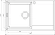 Кухонная мойка гранит GLOBUS LUX Komo 790x500 серый камень - изображение 7