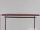 Стойка для одежды COSTWAY PB3 170×55×36 см з 3 полками коричневого цвета - изображение 5