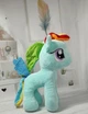 М'яка іграшка Поні Веселка 22 см. Блакитна ME Little Pony - зображення 2