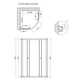 Душевая кабина Lidz Latwa SC80x80.SAT.LOW.GR LLSC8080SATLOWGR2 - изображение 2