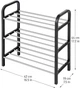 Подставка для обуви Fabrika на 3 полки 475 x 190 x 420 мм (FK-0314) - изображение 3