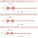 Бабочка Bow Tie House атласная персиковая большая 10032L - изображение 4