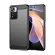 Чохол Lenuo Carbon Fiber для Redmi Note 11 Pro Plus Black - изображение 1