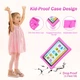 Детский планшет с родительским контролем Beneve M7152 7"IPS Android 10 2/16Gb + чехол Pink - изображение 2