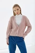 Укороченный кардиган 1903,5136 Seventeen Персиковый One Size (1903.5136) - изображение 2