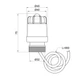 Сервопривід SD Plus M30x1,5 SD347 - зображення 2