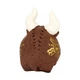 Фігурка гіпсова Netsuke Бичок Білі ріжки Золоте сонце Ручний Розпис 5,5x5,7x4 см Коричневий (25534) - изображение 8