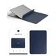 Чехол папка WIWU Skin Pro II PU Leather Sleeve для MacBook Pro / Air 13.3" (Navy Blue) - изображение 5