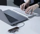 USB Type-C Хаб Baseus 5 in 1 Multi-functional HUB (Type-C to 3xUSB3.0+HD4K+PD) Deep gray - зображення 3