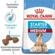 Сухой полнорационный корм Royal Canin Medium Starter - твердый корм для щенков средних пород 15 кг (2993010) - изображение 2