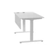 Стіл з регульованою висотою E-table UNIVERSAL 5023W - Білий / Білі ніжки - изображение 5