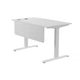 Стіл з регульованою висотою E-table UNIVERSAL 5023W - Білий / Білі ніжки - изображение 6