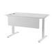 Стіл з регульованою висотою E-table UNIVERSAL 5023W - Білий / Білі ніжки - изображение 7