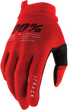 Моторукавички 100% iTrack, XXL, Червоний/Чорний (858557) - изображение 1